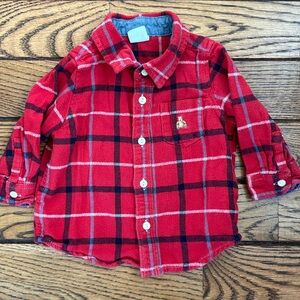 Baby Gap Plaid Button Down Shirt